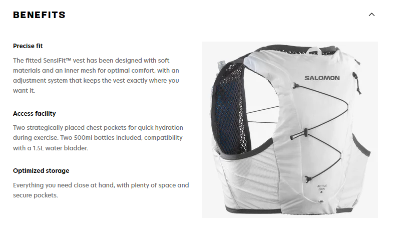 Salomon Active Skin 8 Set HK | ActionPanda | available in Kwun Tong